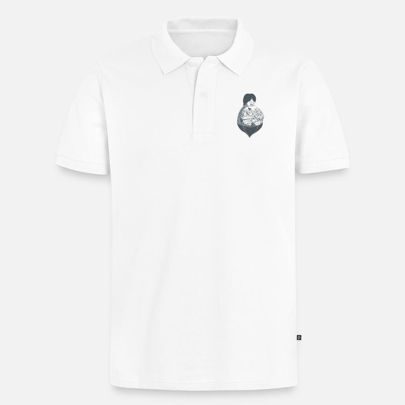 Tattoo Guy - Polo bio Premium Homme - blanc