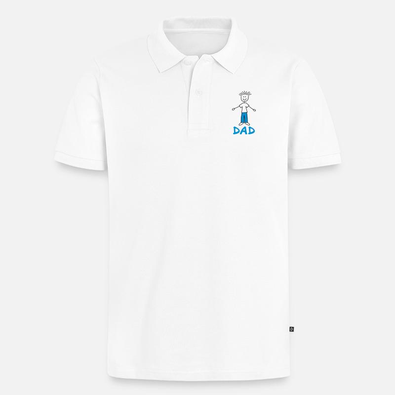 Dad - Polo bio Premium Homme - blanc
