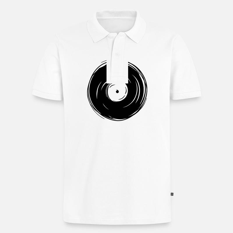 vinyle - Polo bio Premium Homme - blanc