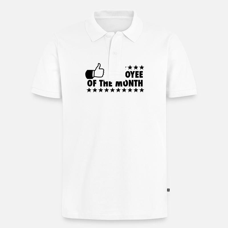 Employé du mois - Polo bio Premium Homme - blanc