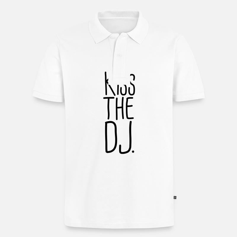 dj - Polo bio Premium Homme - blanc