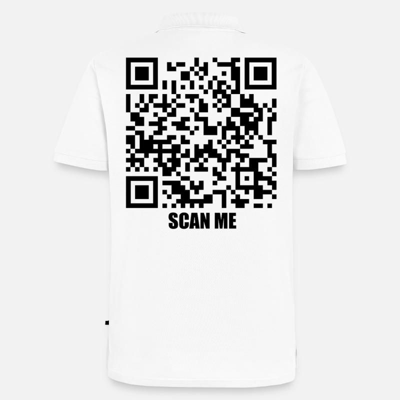 Message de citation – Embrasse-moi - Polo bio Premium Homme - blanc