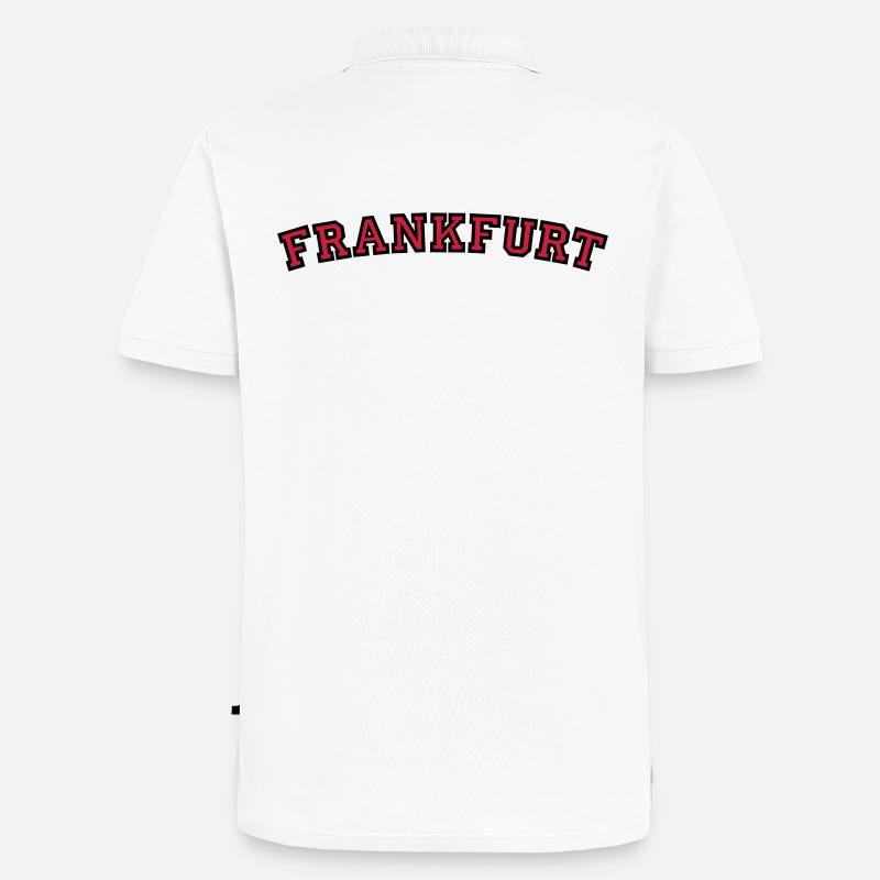 Francfort College Style - Polo bio Premium Homme - blanc