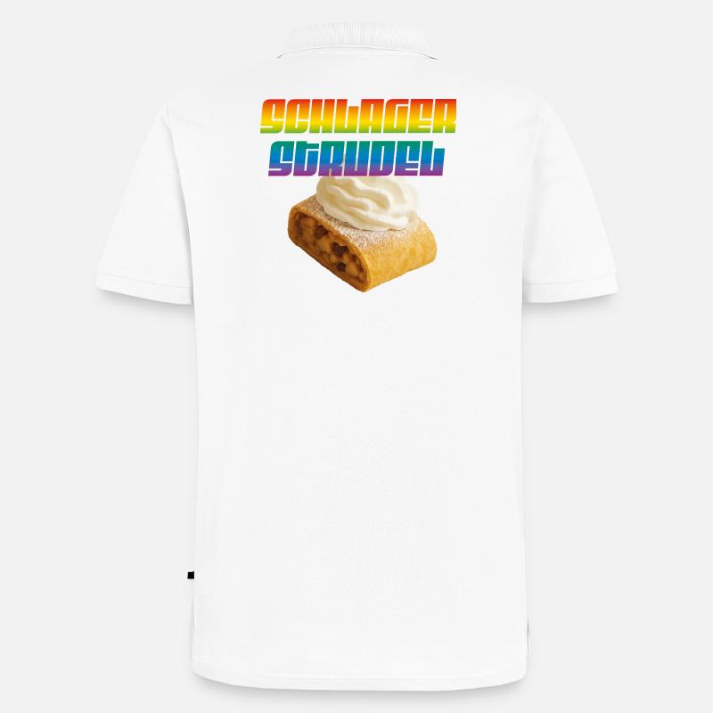Déclaration de Schlager Strudel - Polo bio Premium Homme - blanc