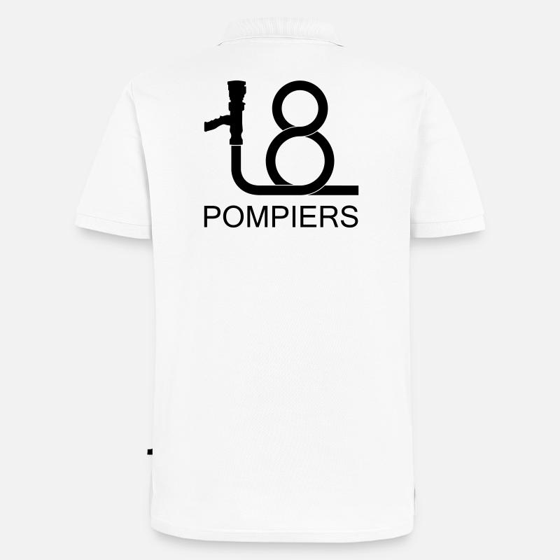 lance_18_2 - Polo bio Premium Homme - blanc