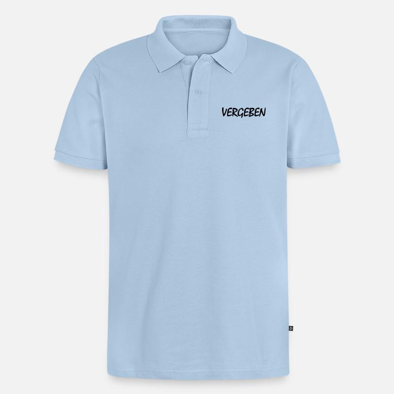 Pardonner - Polo bio Premium Homme - bleu clair