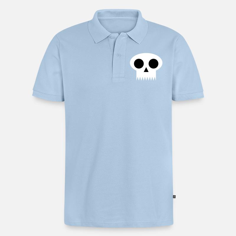 Sake - Männer Premium Bio Polo Shirt - Hellblau