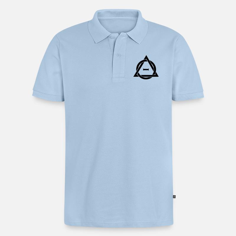 Theriantrophy - Männer Premium Bio Polo Shirt - Hellblau