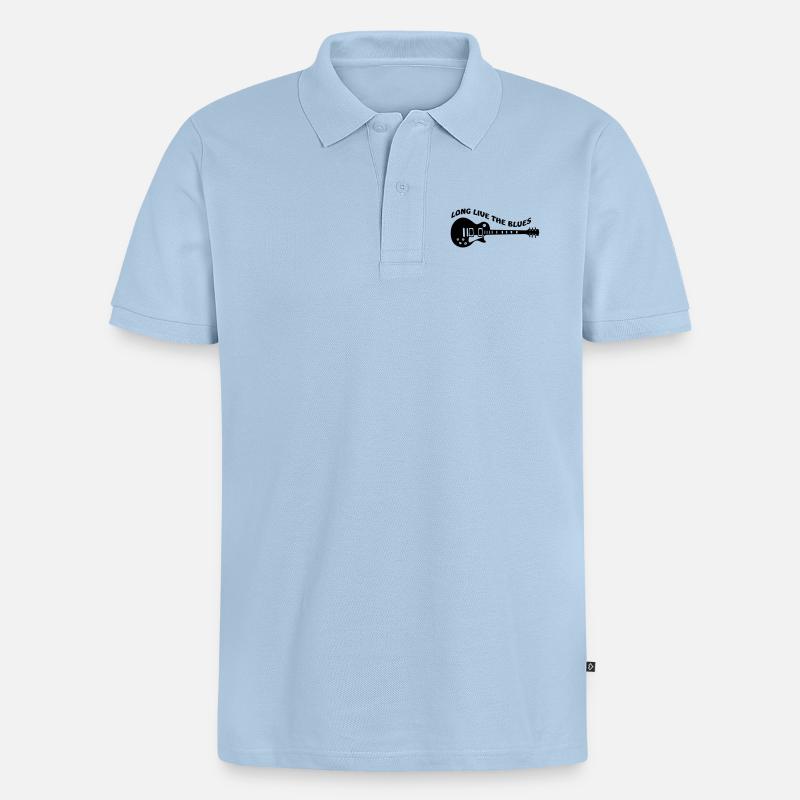 Vive Les Blues - Polo bio Premium Homme - bleu clair