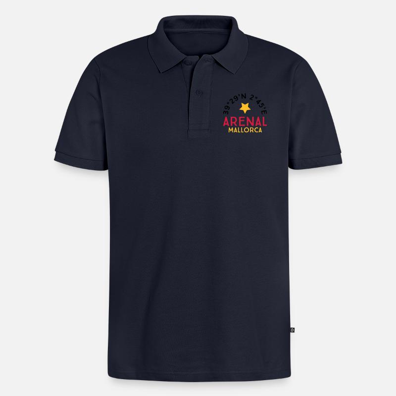 Arenal Mallorca - Polo bio Premium Homme - bleu marine