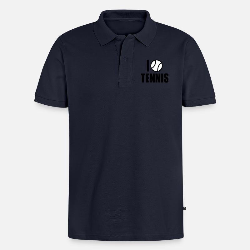 J’adore le tennis - Polo bio Premium Homme - bleu marine