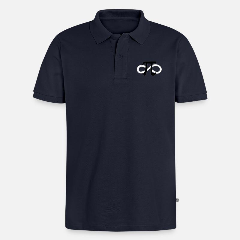Die Unendlichkeit - Männer Premium Bio Polo Shirt - Navy