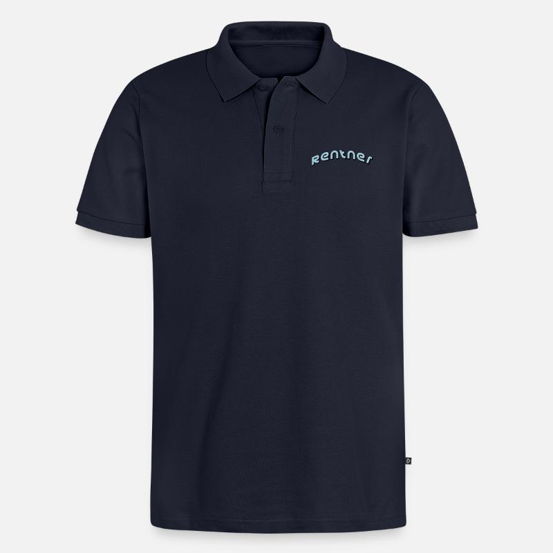 rentner - Männer Premium Bio Polo Shirt - Navy