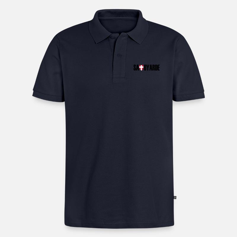 savoyarde - Polo bio Premium Homme - bleu marine
