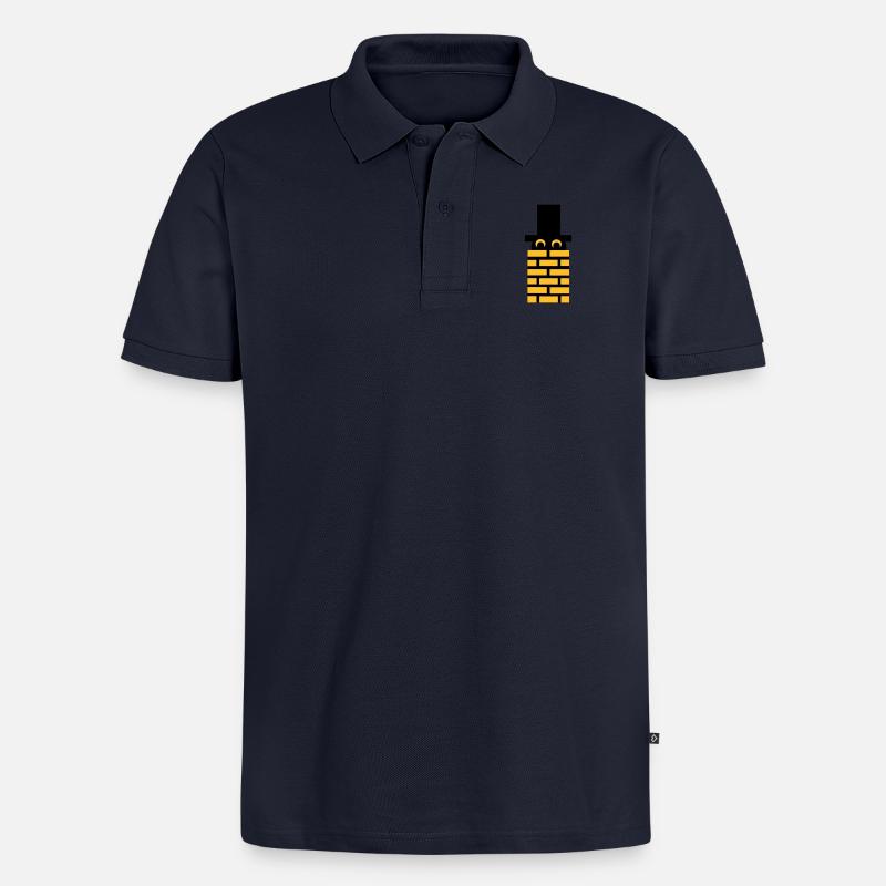 Ramoneur - Polo bio Premium Homme - bleu marine