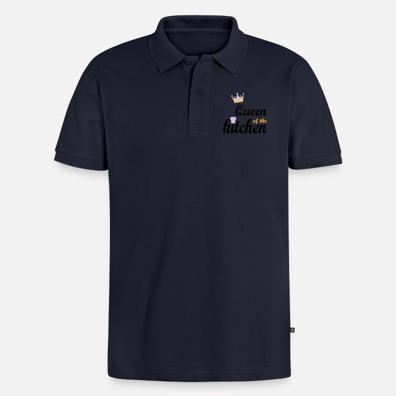 Kochen - Männer Premium Bio Polo Shirt - Navy