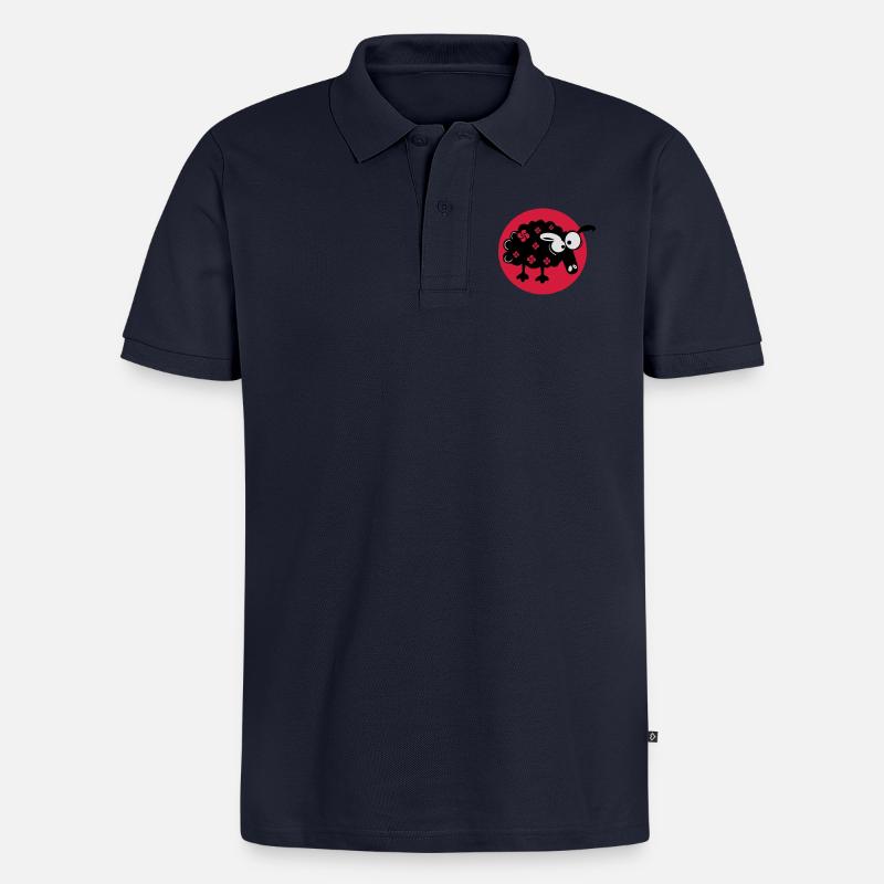 Mouton Euskadi - Polo bio Premium Homme - bleu marine