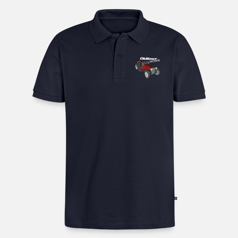 Oldtimer on Tour - Polo bio Premium Homme - bleu marine