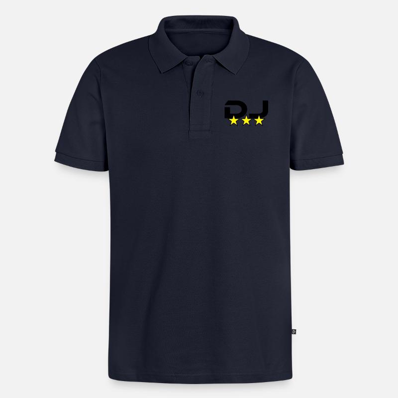 DJ *** - Polo bio Premium Homme - bleu marine