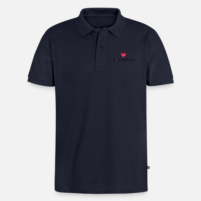 Modschegiebschen - Marienkäfer - Männer Premium Bio Polo Shirt - Navy