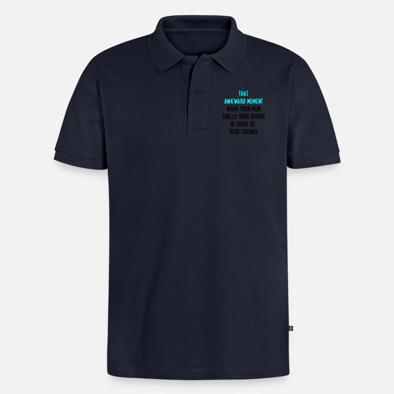 Windel - Männer Premium Bio Polo Shirt - Navy