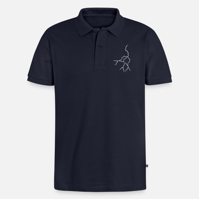Blitz - Männer Premium Bio Polo Shirt - Navy
