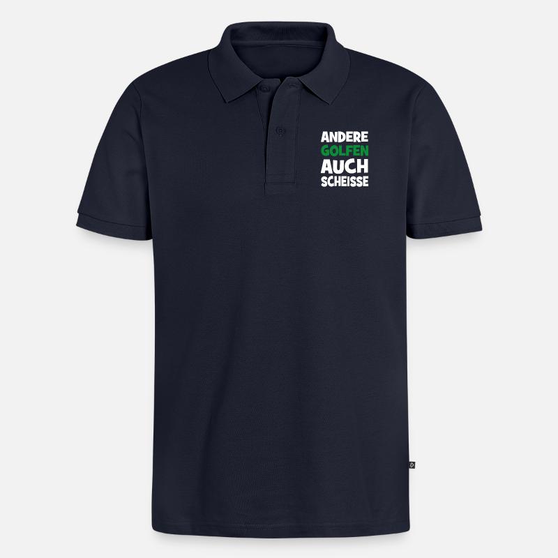 Golf - Männer Premium Bio Polo Shirt - Navy