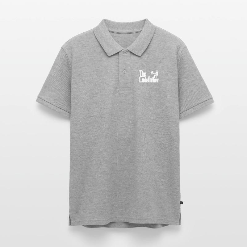 Le cadeau de codage PC Codefather Programmer Polo bio Premium Homme