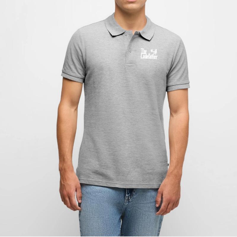 Le cadeau de codage PC Codefather Programmer Polo bio Premium Homme