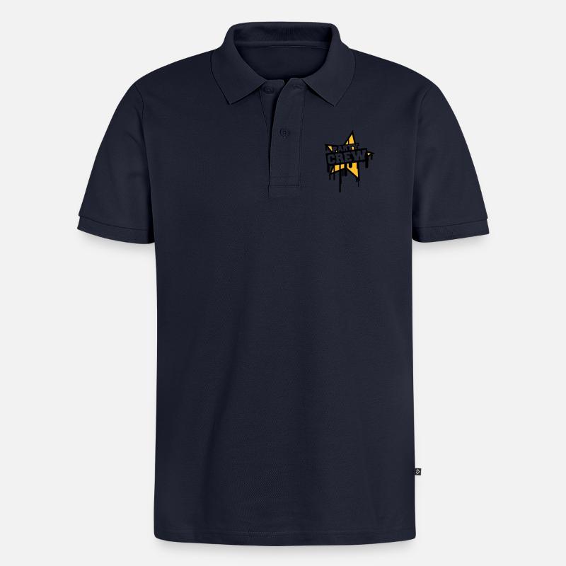 Party Crew - Polo bio Premium Homme - bleu marine