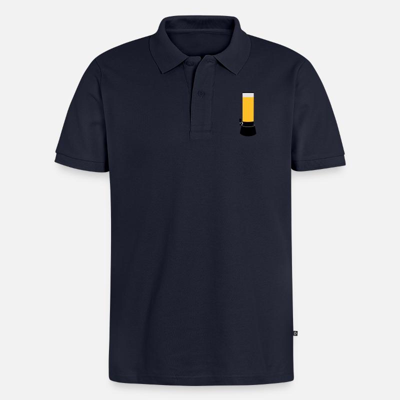 Atomtower - Männer Premium Bio Polo Shirt - Navy