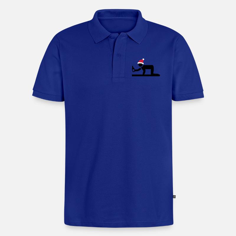 noel - Polo bio Premium Homme - bleu roi
