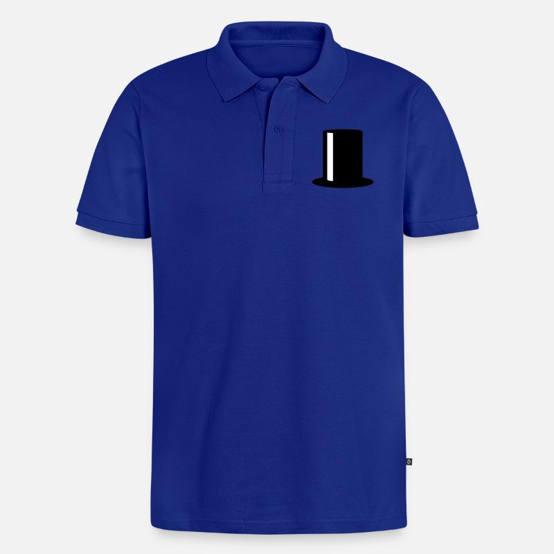 Top Hat - Polo bio Premium Homme - bleu roi