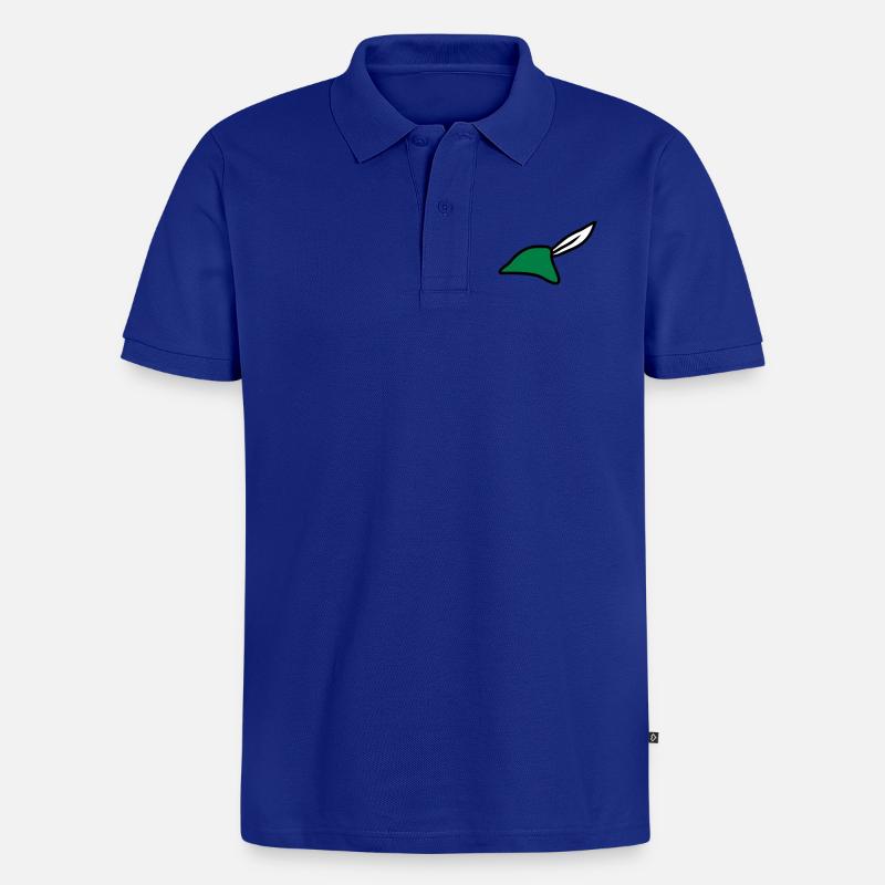 Robin Hood Hat - Männer Premium Bio Polo Shirt - Royalblau