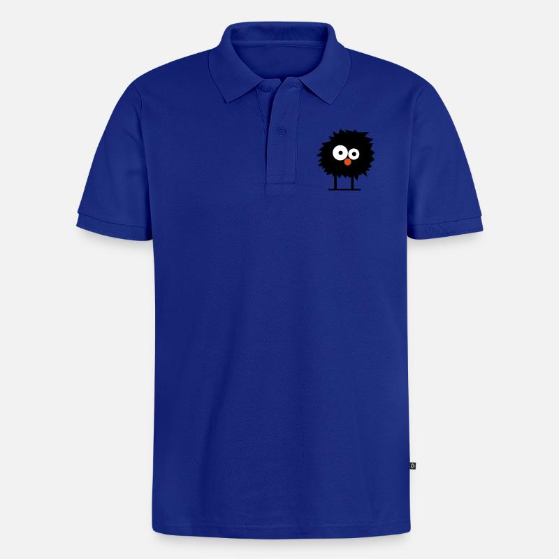 Fusselmonster - Männer Premium Bio Polo Shirt - Royalblau