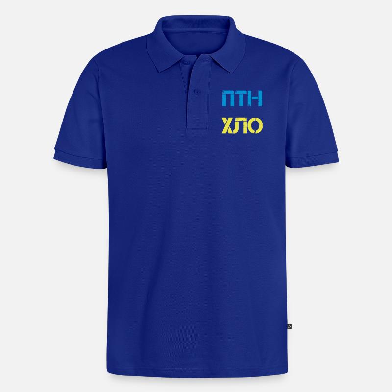 Putin - Polo bio Premium Homme - bleu roi