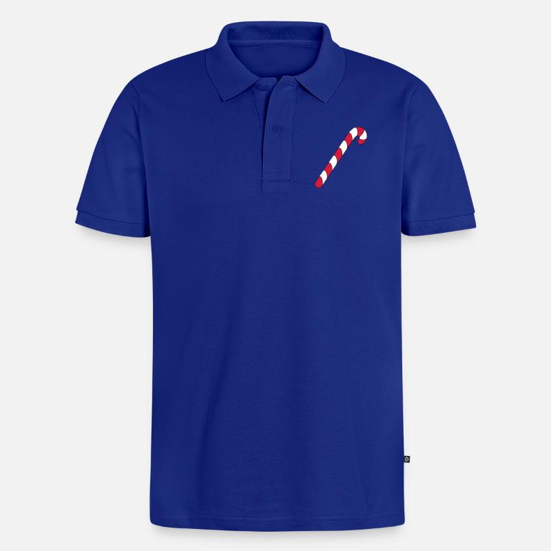 Zuckerstange - Männer Premium Bio Polo Shirt - Royalblau