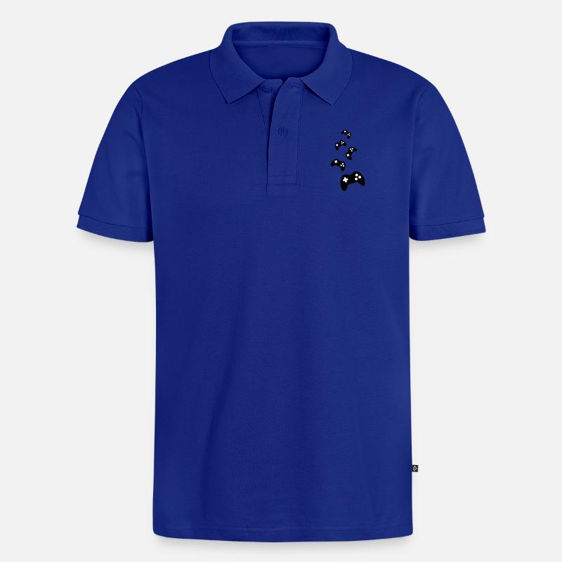 controllers_f2 - Polo bio Premium Homme - bleu roi
