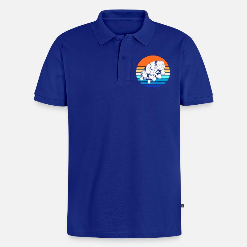 Tardigrade Tardigrades Bärtierchen Wasserbär - Männer Premium Bio Polo Shirt - Royalblau