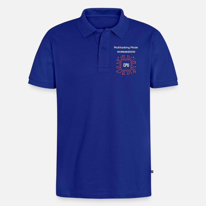 Multitasking Mode – CPU Overload Detected - Polo bio Premium Homme - bleu roi