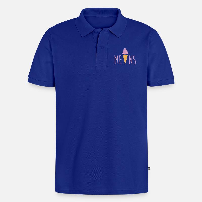 Eis Eis Baby. - Männer Premium Bio Polo Shirt - Royalblau