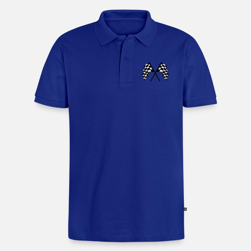 flags - Polo bio Premium Homme - bleu roi