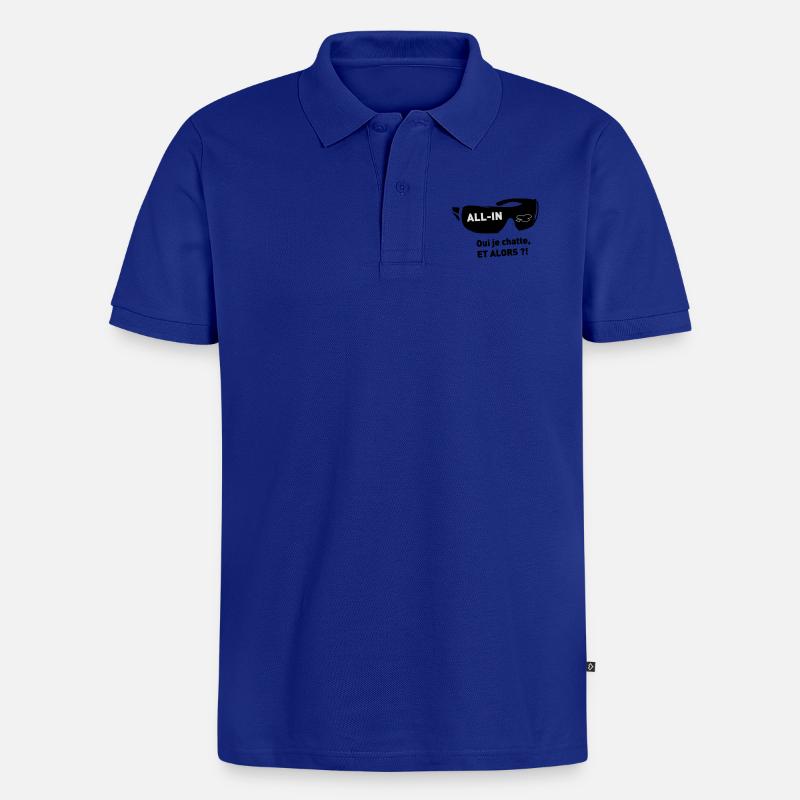 Möglichkeit - Männer Premium Bio Polo Shirt - Royalblau