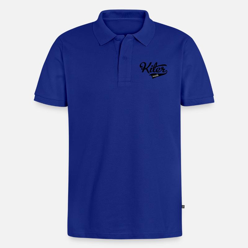 kiter - Polo bio Premium Homme - bleu roi