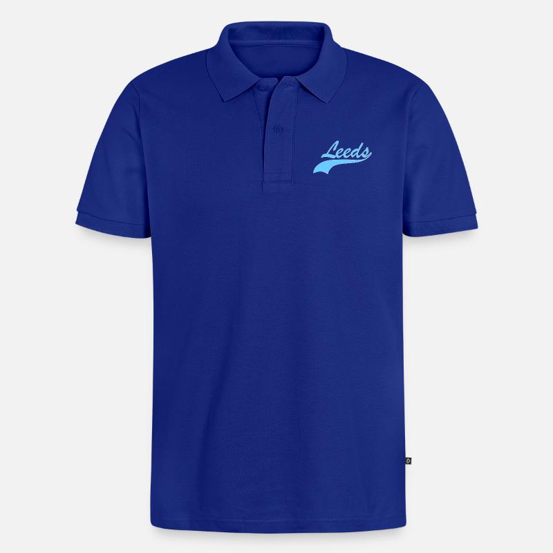 Leeds - Männer Premium Bio Polo Shirt - Royalblau