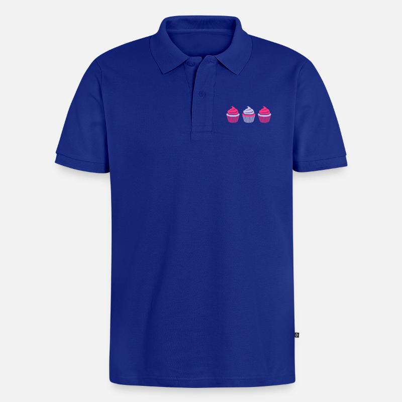 Cupcake - Polo bio Premium Homme - bleu roi