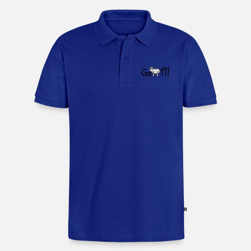 Geschafft! Abschluss - Männer Premium Bio Polo Shirt - Royalblau