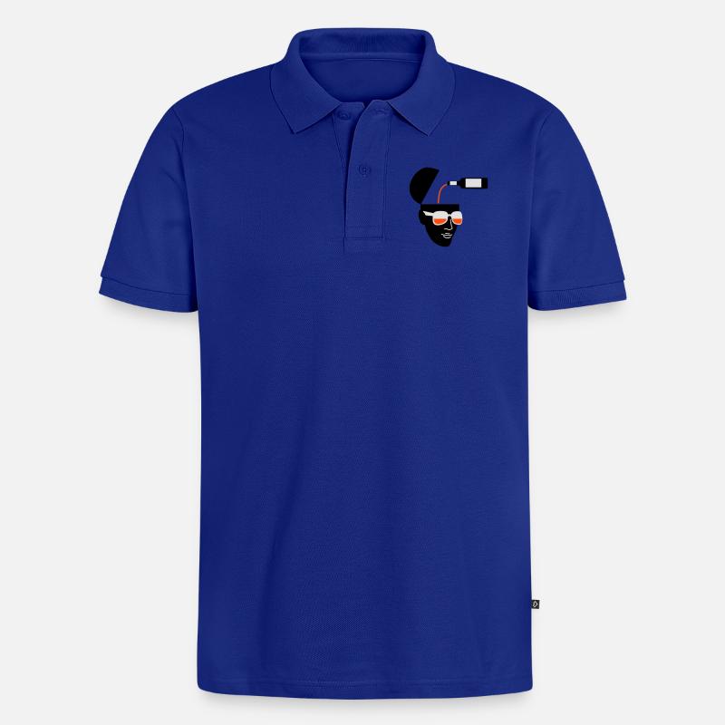 Loading - Männer Premium Bio Polo Shirt - Royalblau