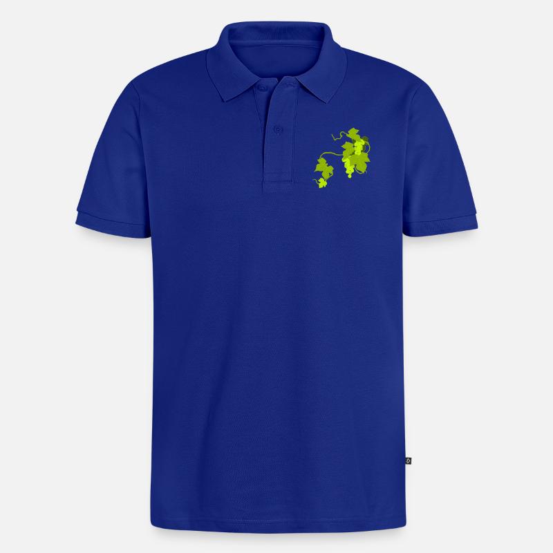 vignes - Polo bio Premium Homme - bleu roi