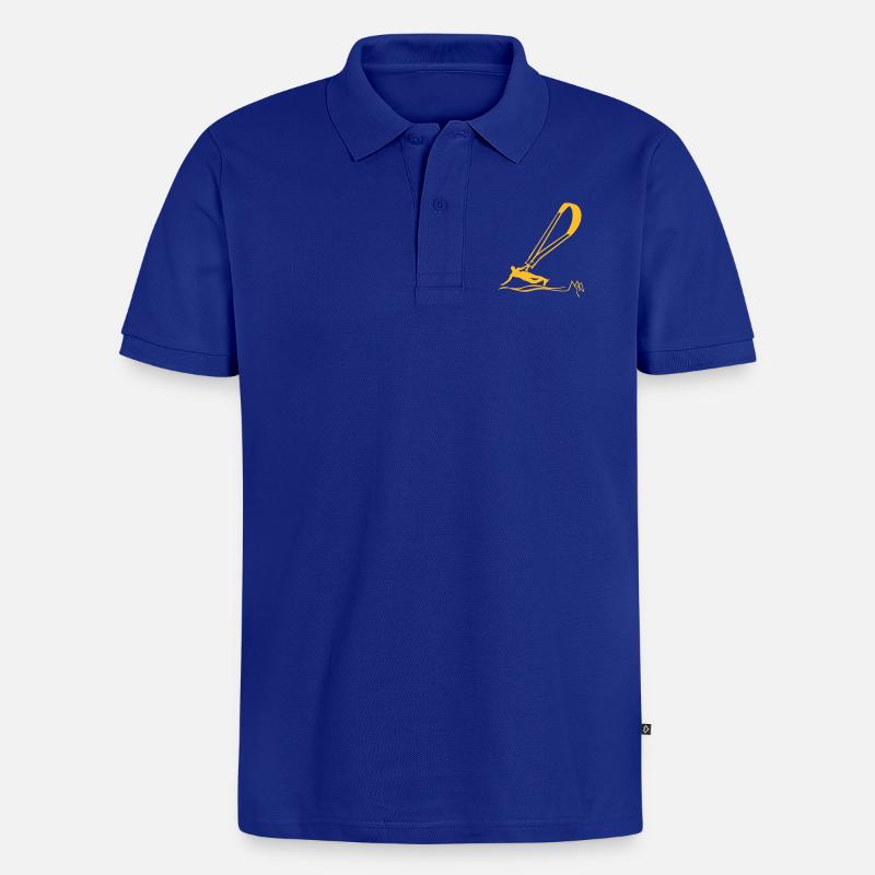 Kiter - Polo bio Premium Homme - bleu roi